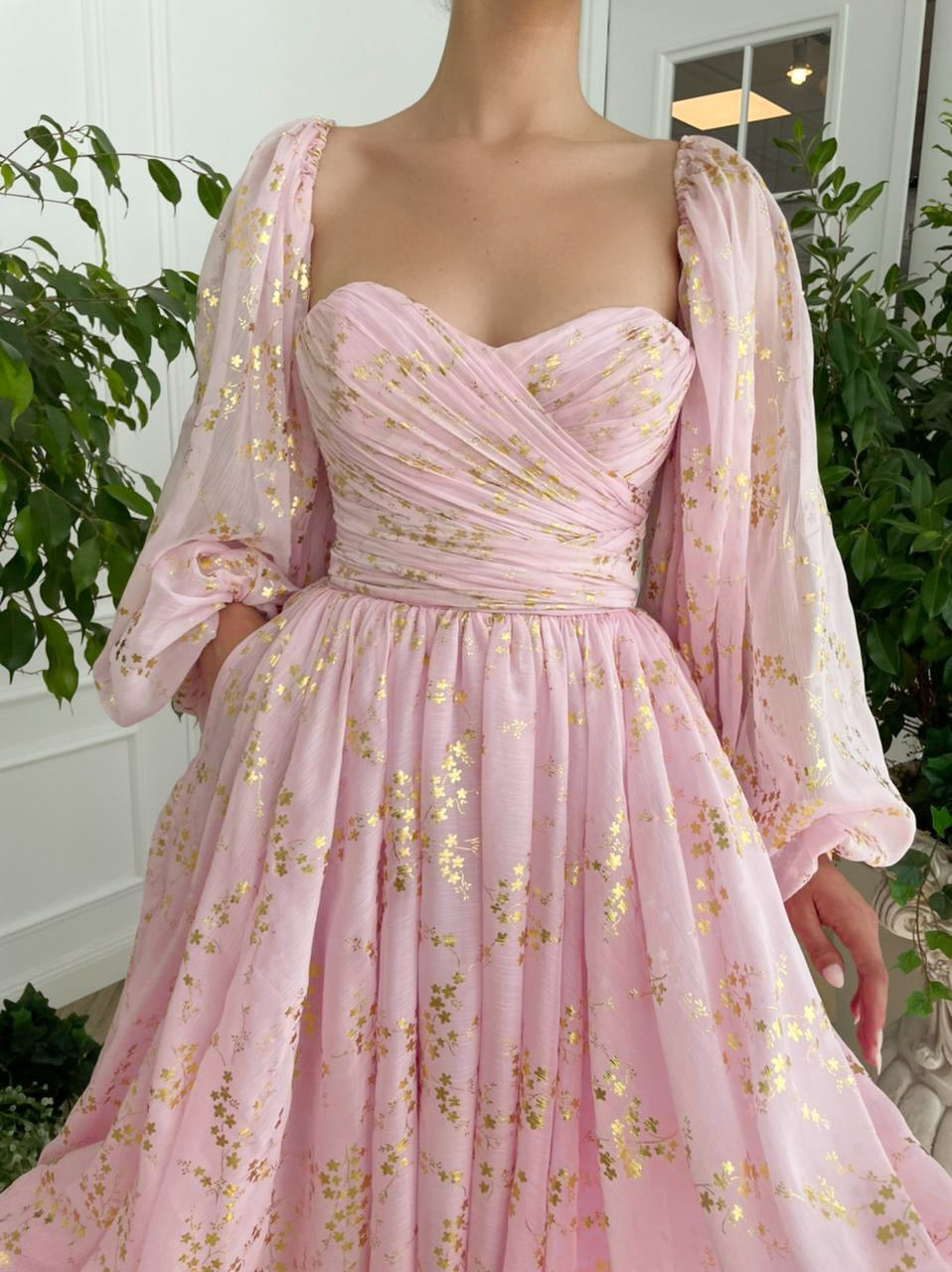 dress with cherry blossoms